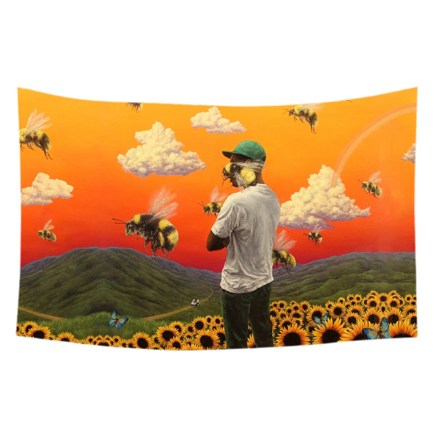 FLOWER BOY WALL FLAG