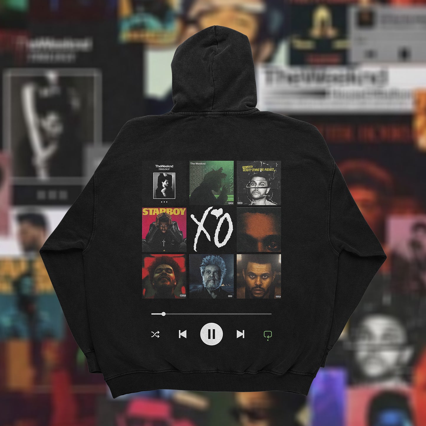 THE WEEKND DISCOGRAPHY HOODIE