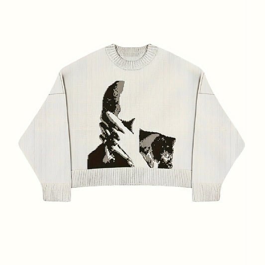 Blond Knitted Sweater